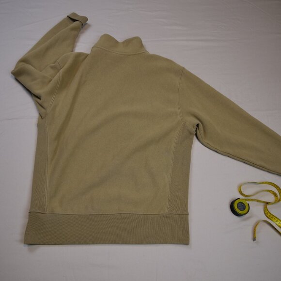 Champion Reverse Weave Beige Quarter Zip Sweatshirt - Picture 5 of 5